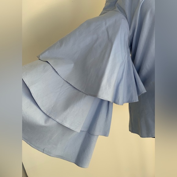 Endless Rose Off Shoulder Flared Sleeves Top - Picture 4 of 5